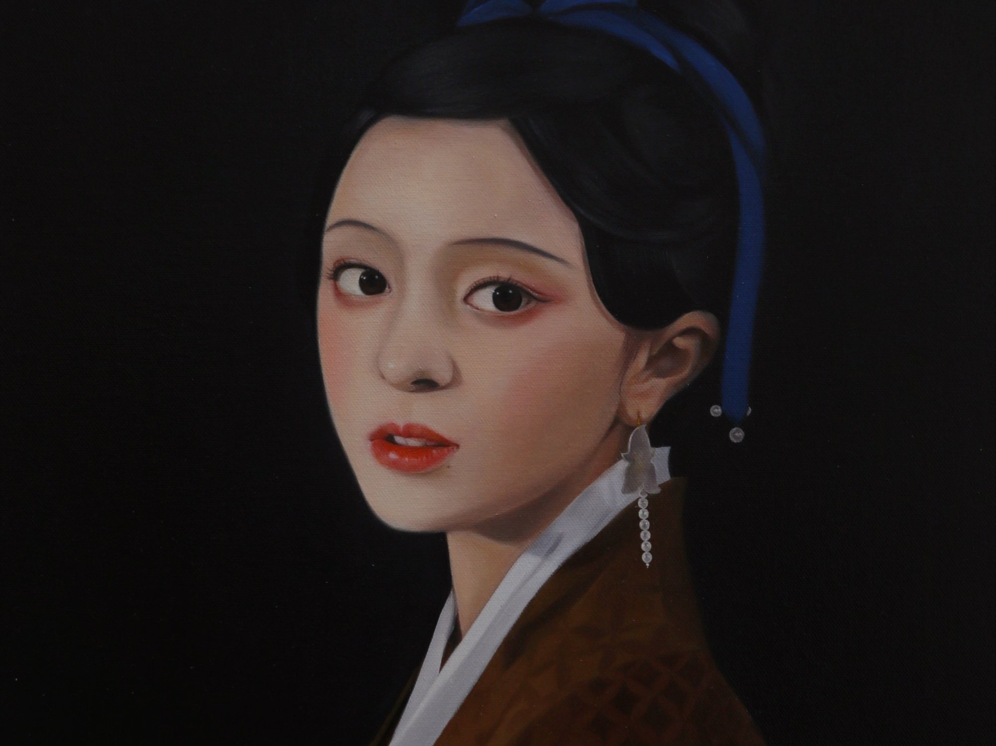 HanFu girl with a pearl earring_Yu Chen 4x3