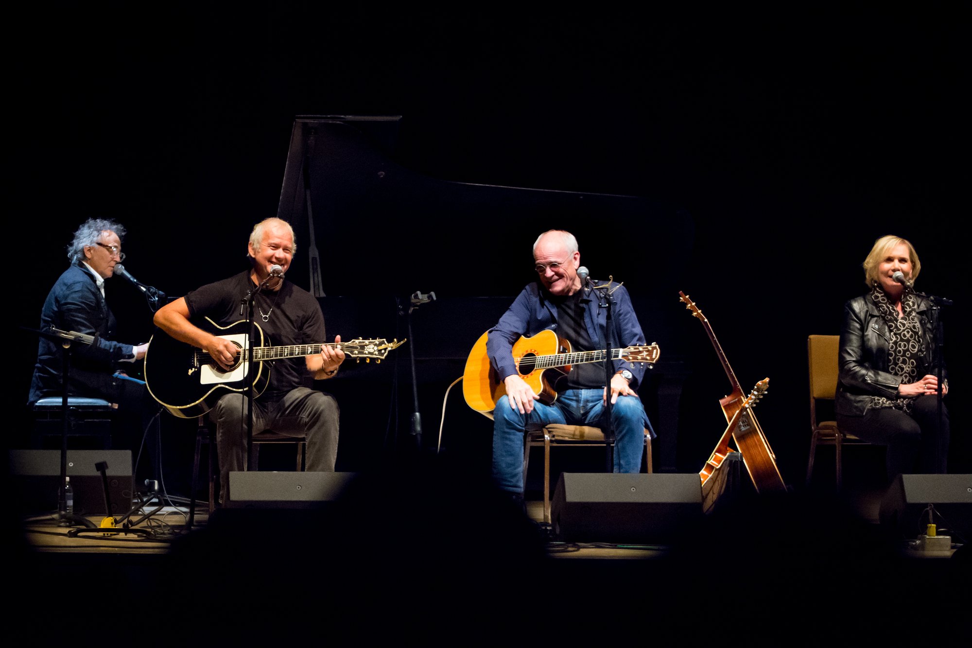 LAA stage laughing